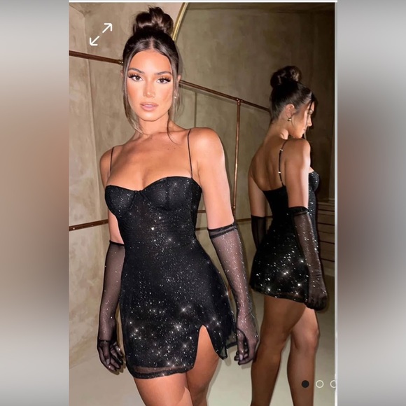 Babyboo Fashion Dresses & Skirts - NWT Babyboo Pixie Mini Dress- Black Sparkle